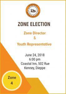 Zone 4 Elections @ Coastal Inn